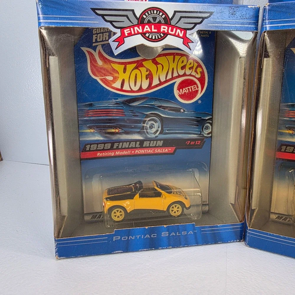 Lot of 3 VTG Hot Wheels 1999 Final Run Pontiac Salsa Tank‎ Truck Kenworth T600A
